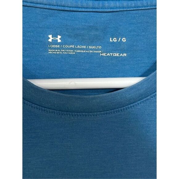 Men’s Under Armour Blue Graphic T-Shirt Loose Fit Size Large - Picture 5 of 5
